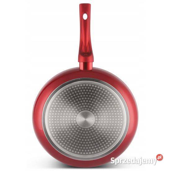 169 Patelnie marmurkowe czerwone ZILNER Zabrze sprzedam