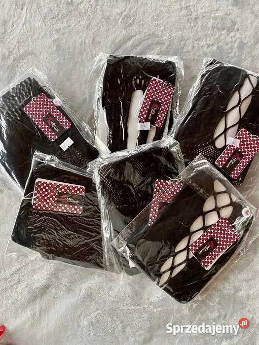 Bielizna erotyczna bodystocking otwarte zestaw Warszawa