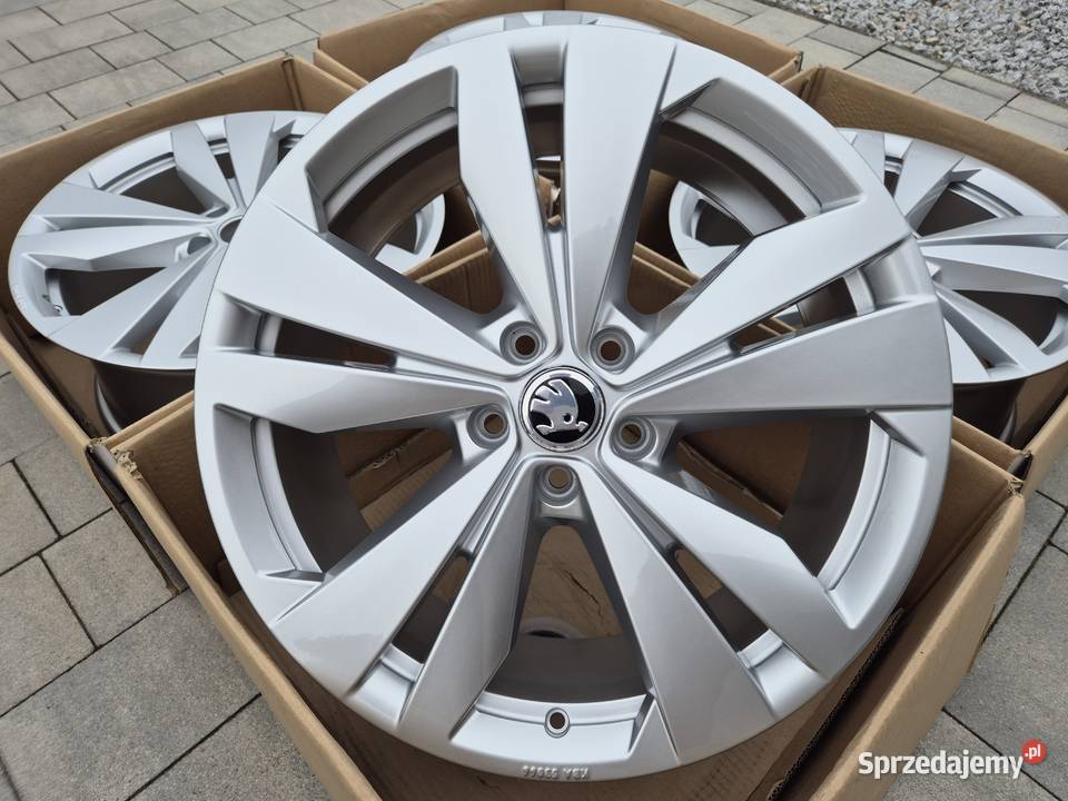 Felgi 19 5x112 Maxion OEM VW Audi Skoda Srebrne Samochodowe Żory