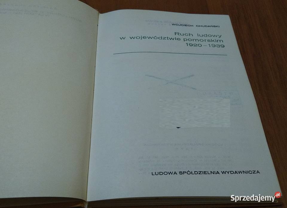Ruch ludowy w województwie pomorskim 19201939 Gdańsk