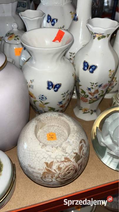 Kula z różą swiecznik na tlith przycisk na Porcelana i szkło Gdańsk