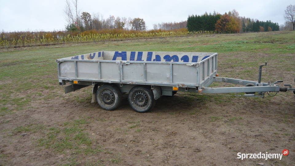 Przyczepka dwuosiowa przyczepa laweta 310x190 Sokółka