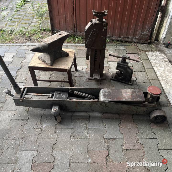 Lewar żaba podnośnik hydrauliczny 10 ton kowadło Toruń sprzedam
