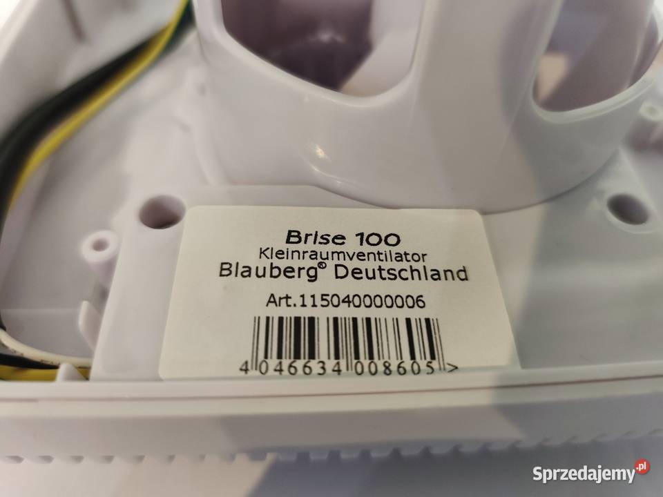 Wentylator łazienkowy Blauberg BRISE 100 mazowieckie Warszawa