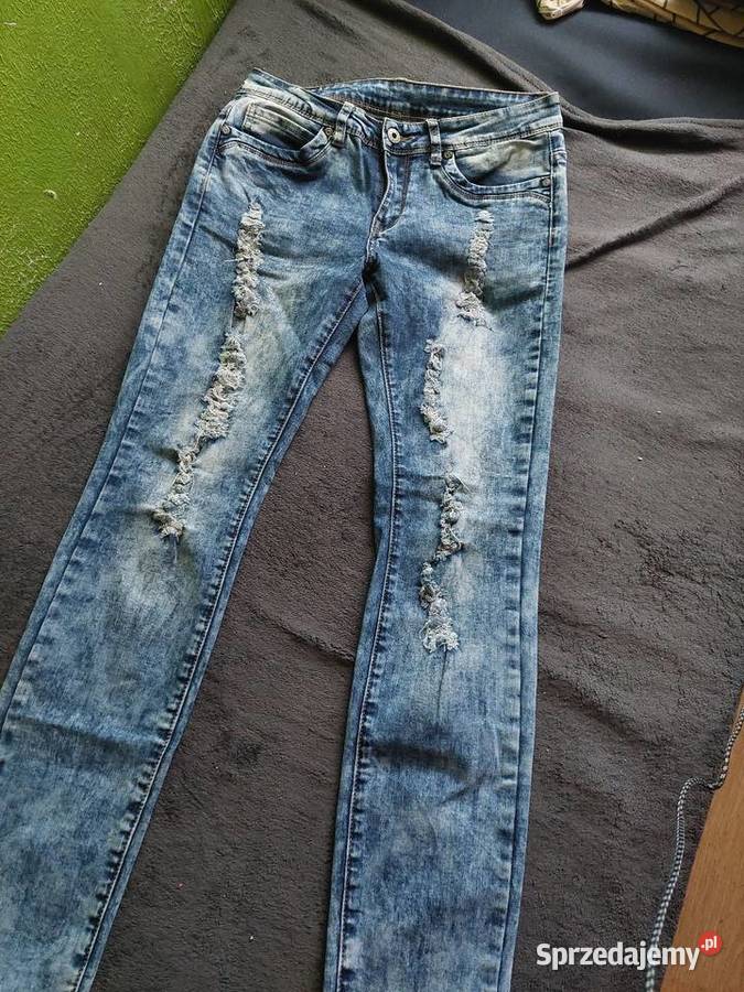 Spodnie damskie dżinsowe M niebieski Piotrków Trybunalski