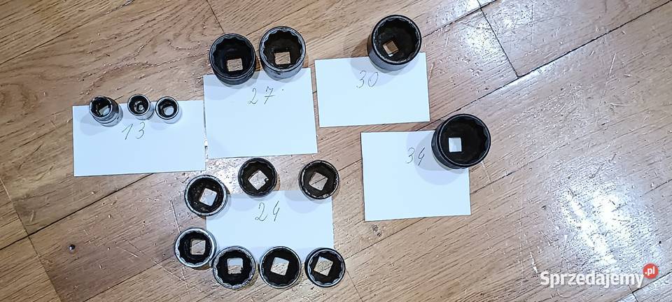 Klucze nasadowe różne sztuk 14 Przeworno sprzedam