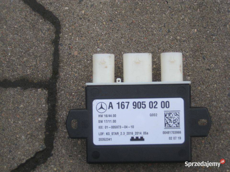 mercedes 205 w118 amg moduł sterownik zderzaka