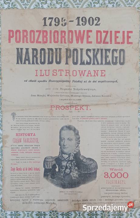 Zabytkowy artykuł "Porozbiorowe dzieje Polski", 1902 rok