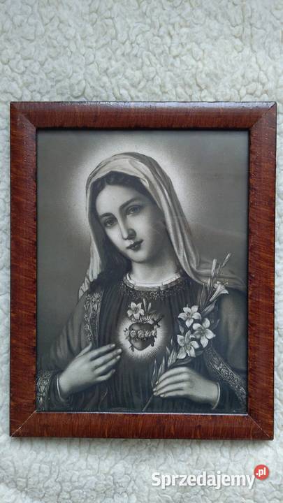 STARE ŚWIĘTE OBRAZKI JEZUS MARIA OLEODRUK mazowieckie Warszawa sprzedam