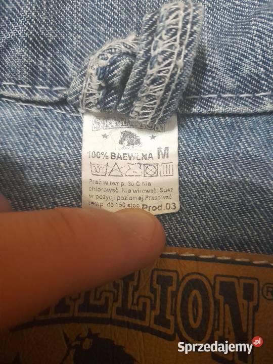 Kurtka jeansowa z długim rękawem Stallion karpie czerwony