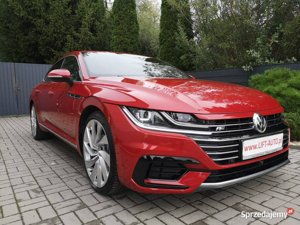 Volkswagen Arteon 20 TDI 240 Rline Automat 7 elektrycznie ustawiane fotele Strzegom sprzedam