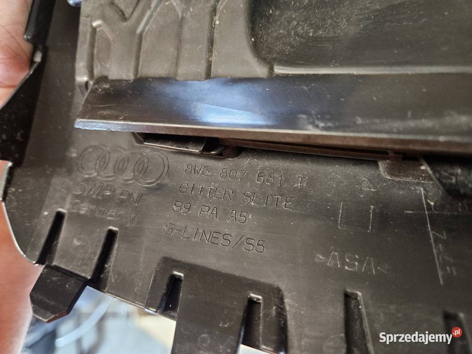 AUDI A5 B9 8W6 LIFT SLINE KRATKA LEWA ZDERZAKA Międzychód