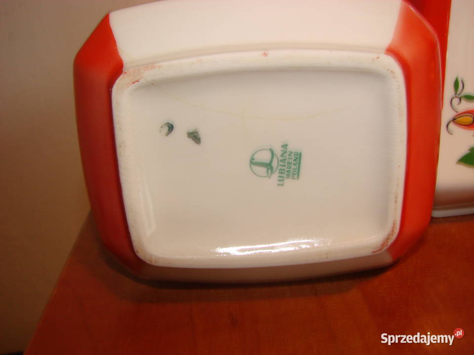 Lubiana wzór kaszubski pojemnik kuchenny Pruszcz Gdański