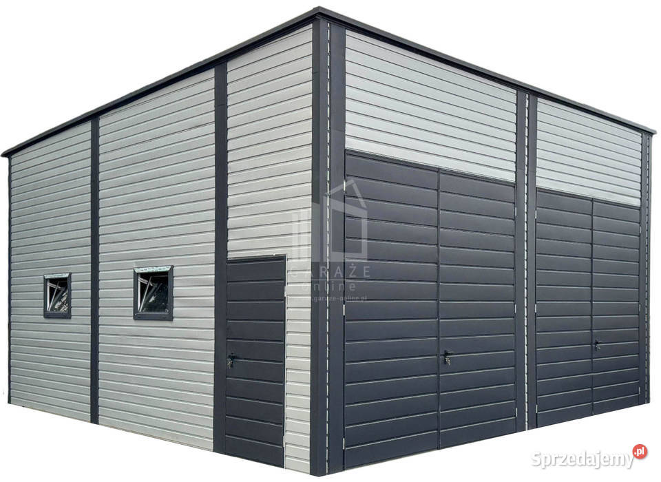 Hala blaszana Magazyn 7x8m 2x Brama 4x Okno Gryfice sprzedam