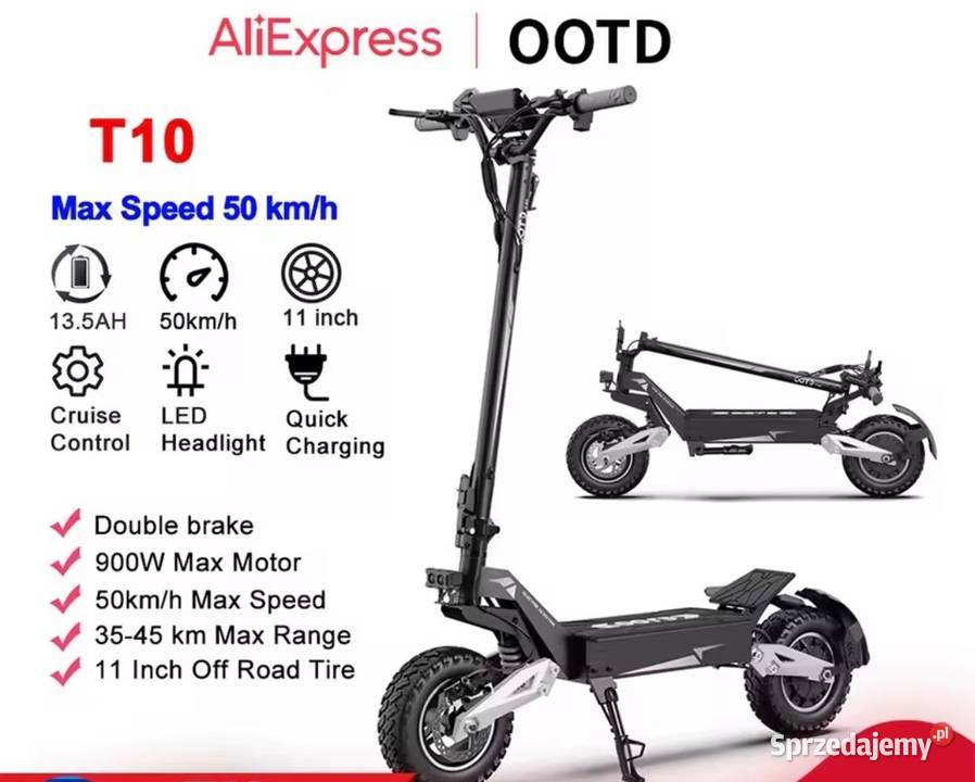 OOTD T10 hulajnoga elektryczna Iwkowa