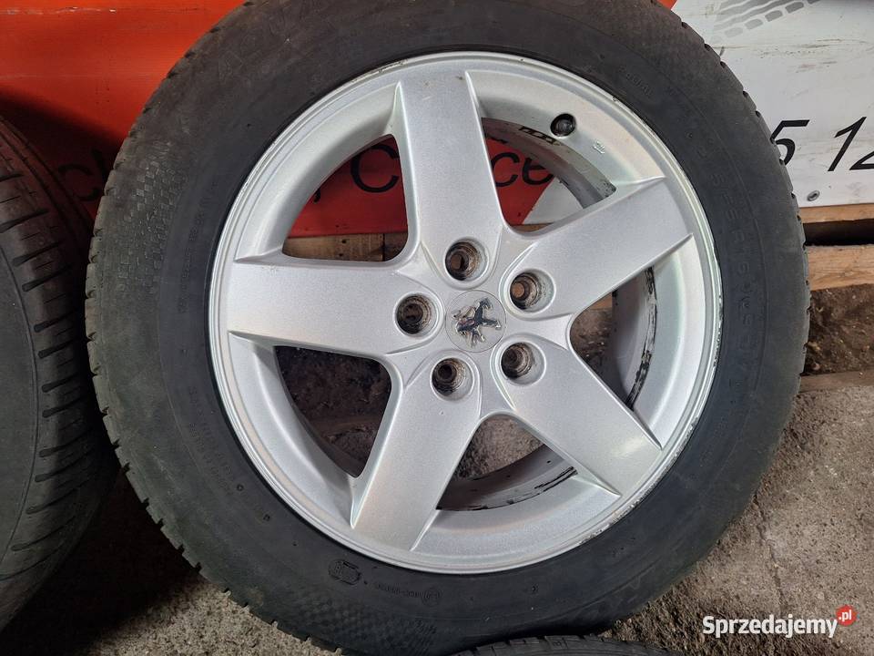 Alufelgi 5x108 16 ET44 PEUGEOT 407 605 Partner Średnica 16" Choceń sprzedam