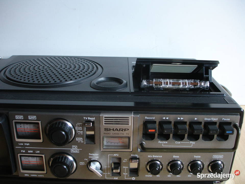 Radiomagnetofon z TV SHARP 5P27G Zielona Góra sprzedam