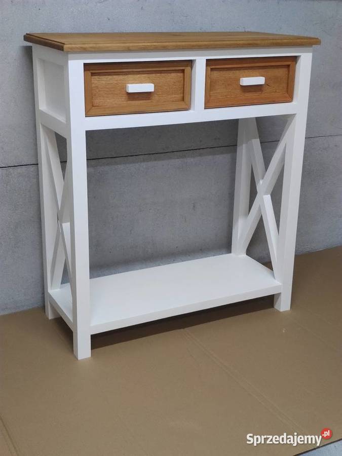 Konsola drewniana dębowa Zduńska Wola