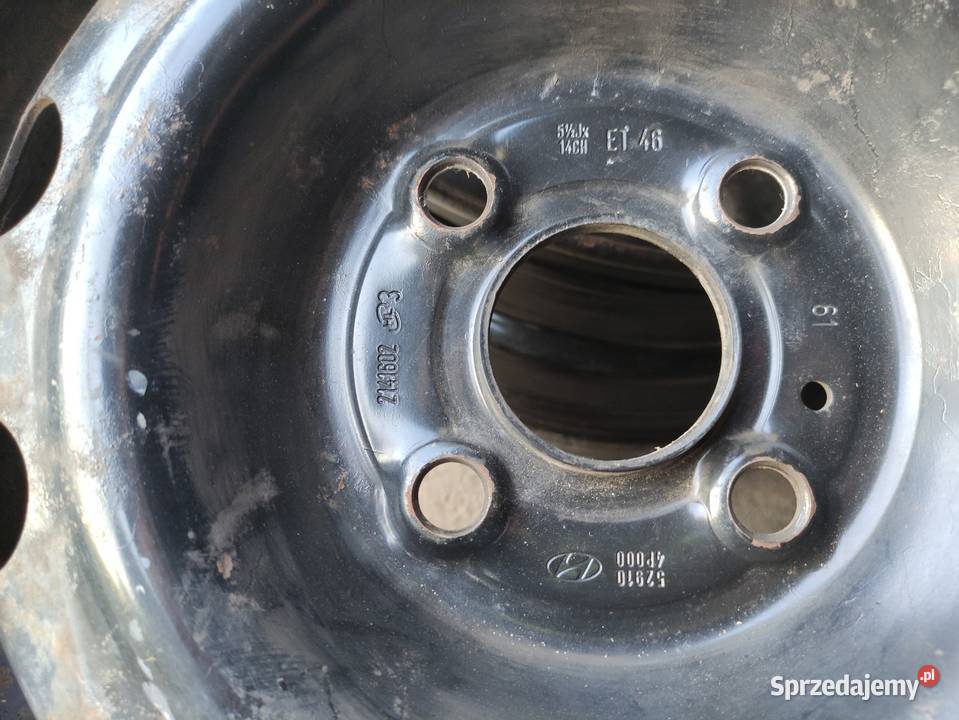 Felgi stalowe Hyundai i20 55J R14 ET46 Rzeczyca Ziemiańska