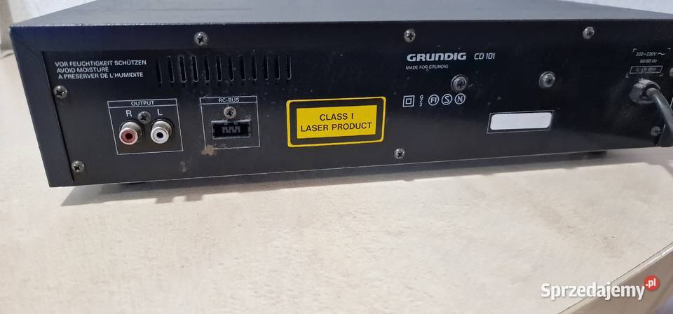 Grundig CD101 kompaktowy odtwarzacz CD player Odtwarzacze CD i MD