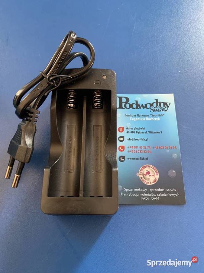 Latarka nurkowa H7 z akumulatorem i ładowarką Sporty wodne śląskie Bytom sprzedam