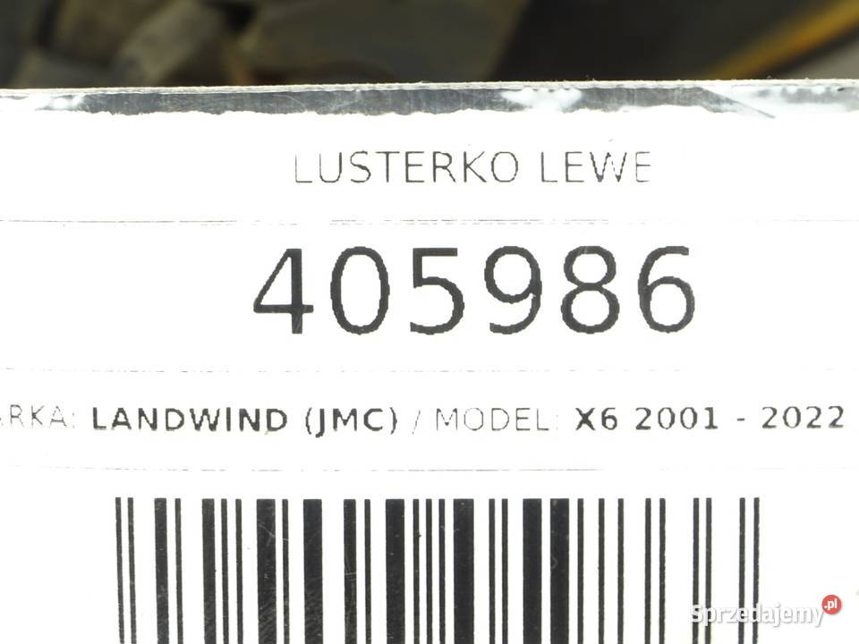 LUSTERKO LEWE LANDWIND X6 Terenowy ZEWNĘTRZNE