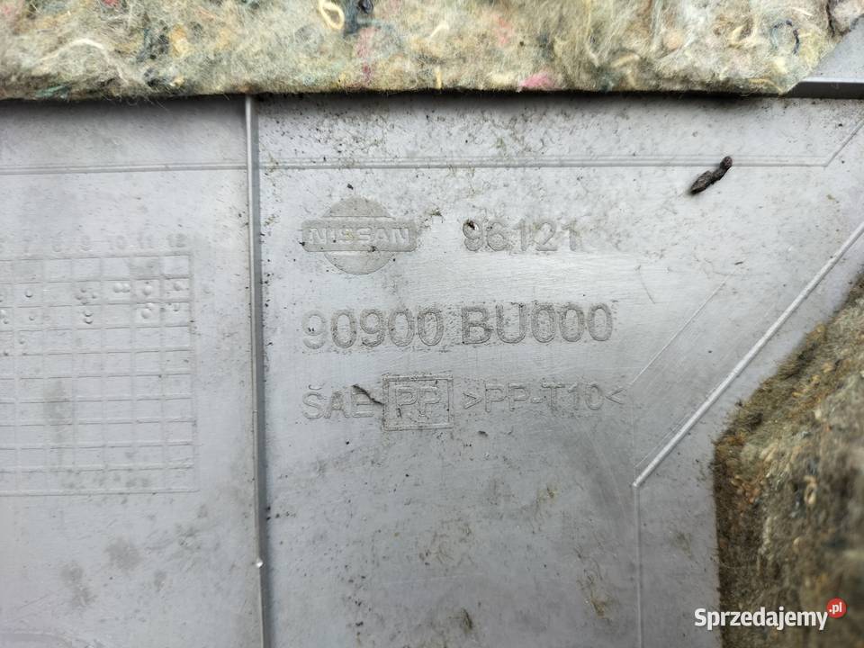 NISSAN ALMERA TINO 90900BU000 OSŁONA TAPICERKA Części samochodowe