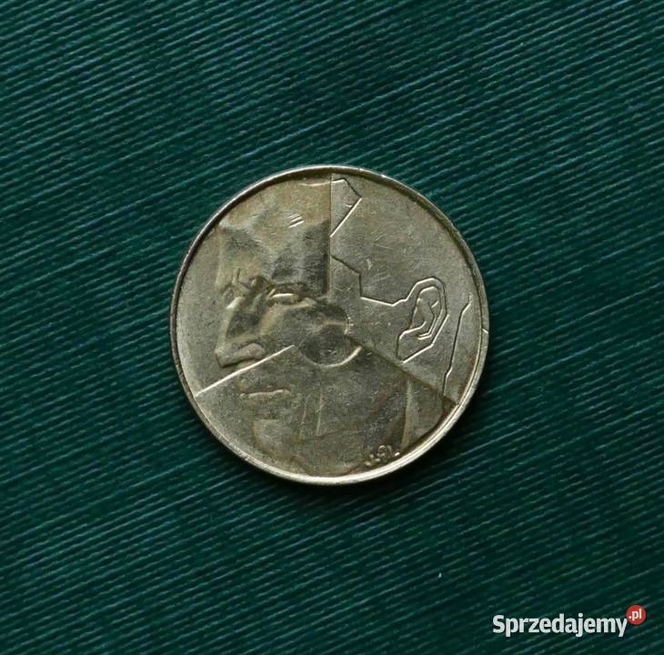 BELGIA 5 franków 1993r Napis holendersku BELGI śląskie Gliwice sprzedam