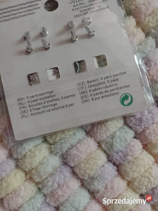 Zestaw 6 par kolczyków 6 x Kolczyki bogato małopolskie sprzedam