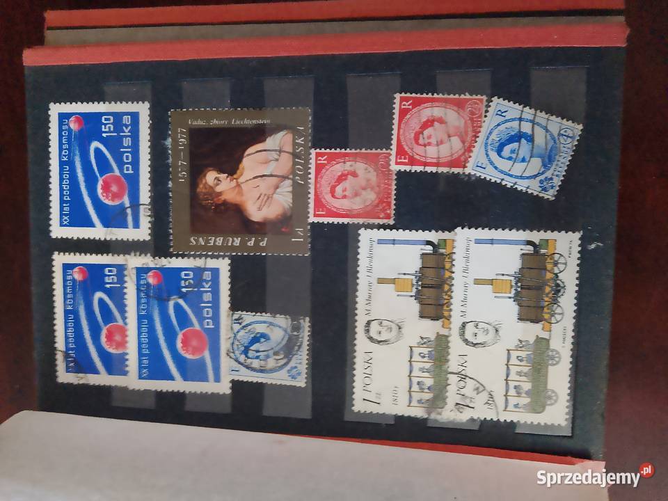 2 Klasery pełne znaczków PRL Słupsk