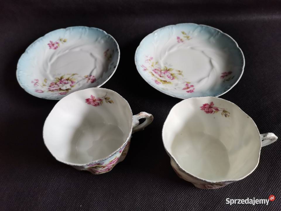 Stara przedwojenna ciekawa porcelana Secesja Porcelana i szkło Siemianowice Śląskie