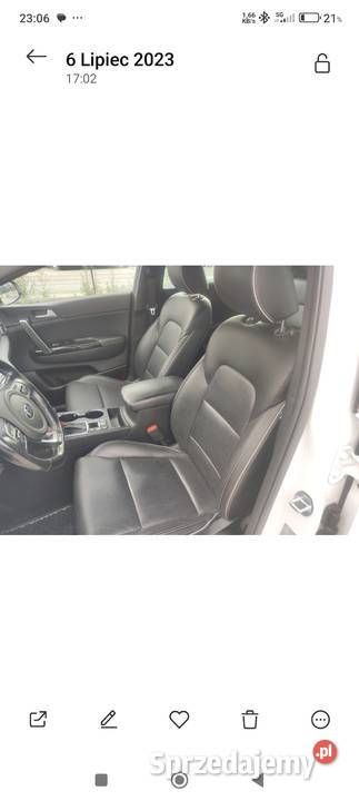 Kia Sportage GT line 17 crdi 141 7DCT Polski Mińsk Mazowiecki