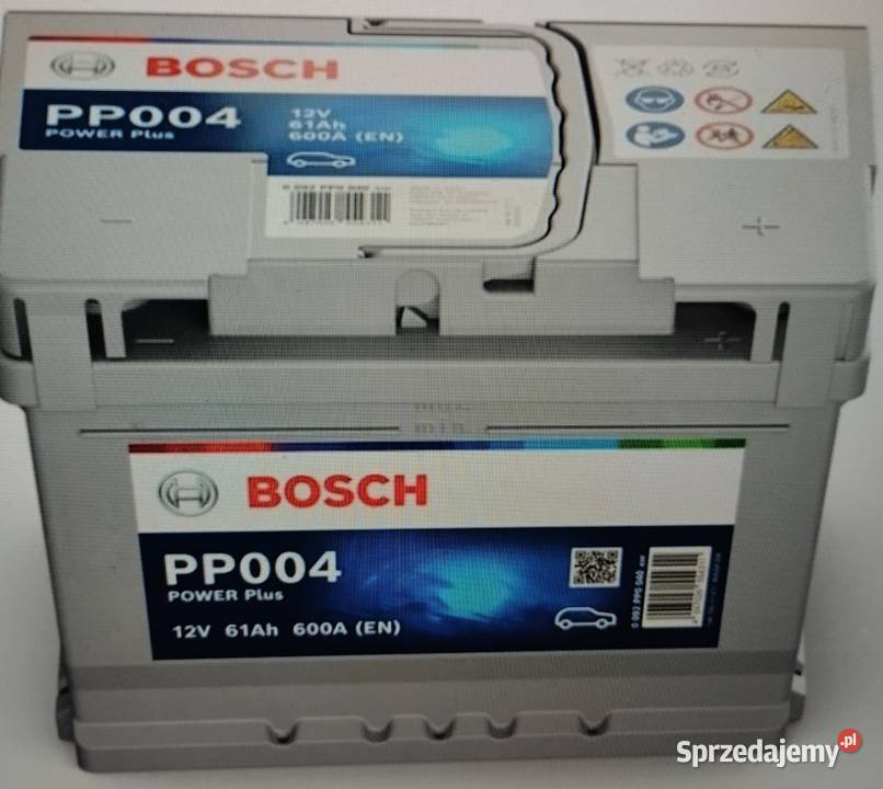 Akumulator Bosch 61Ah 600A EN S5004 PRAWY PLUS W Szczecin