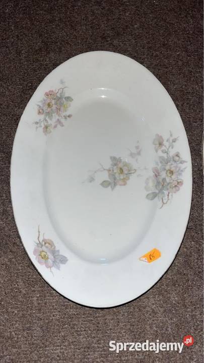 Półmisek wielki kwiaty jabłoni Carl Tielsch Gdańsk