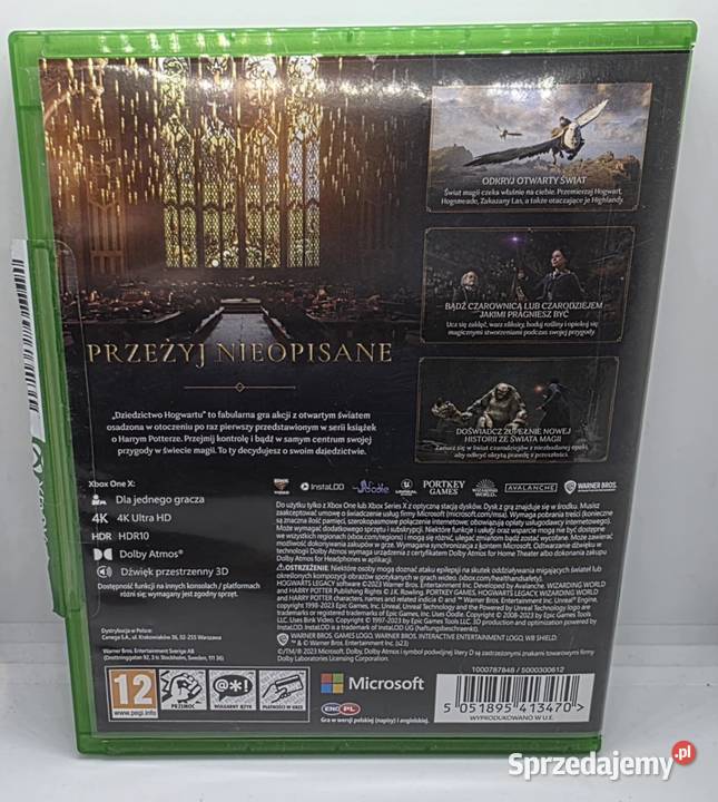 Gra Dziedzictwo Hogwartu Xbox One Elbląg