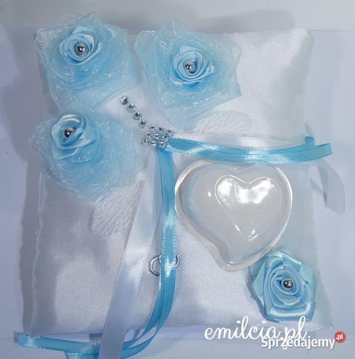 Poduszka Na OBRĄCZKi OZDOBA ŚLUB Wesele lubuskie Zielona Góra