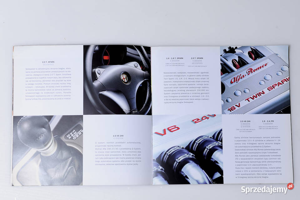 Alfa Romeo 156 prospekt katalog Wrocław