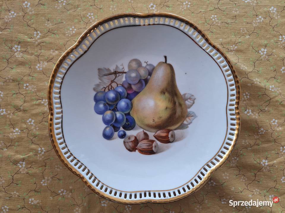 Talerze ażurowe dekoracyjne BAVARIA Schumann Porcelana i szkło Gdańsk sprzedam