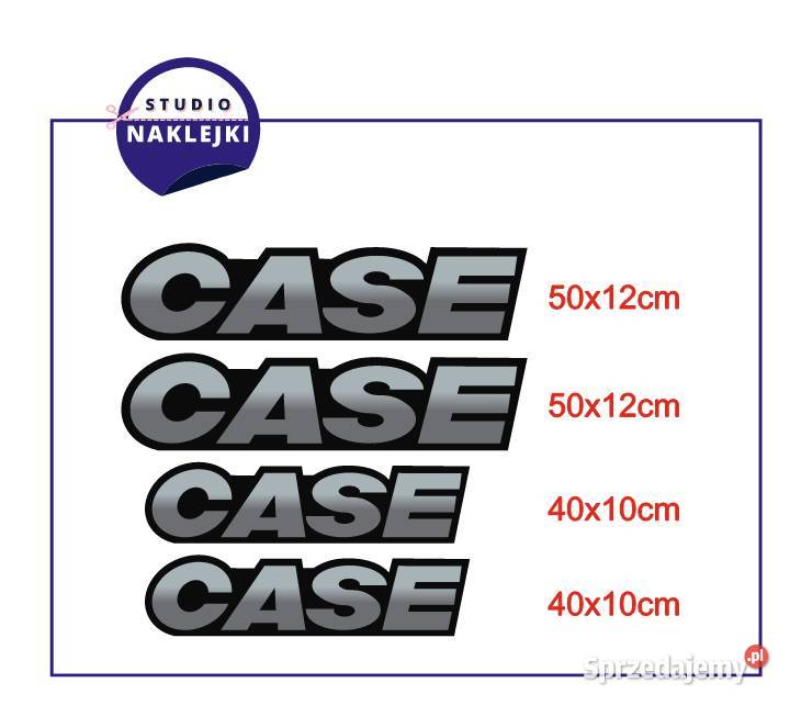 Naklejki Case koparka ładowarka Nalepki śląskie Żarki