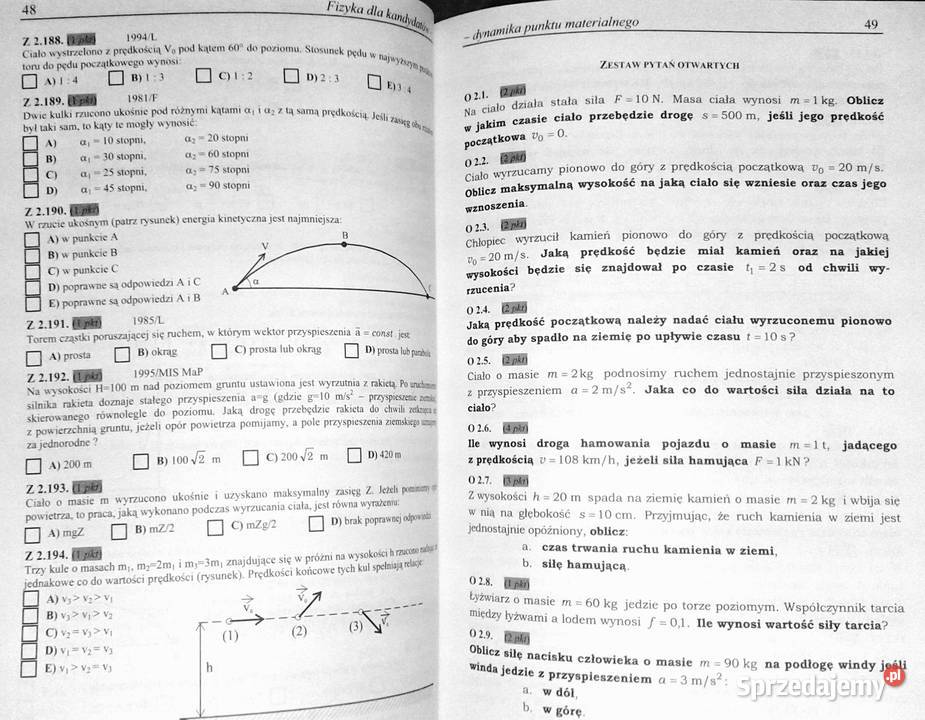 Fizyka Wybór testów Tom 1 Andrzej Persona Rok wydania 2007 lubelskie Chełm