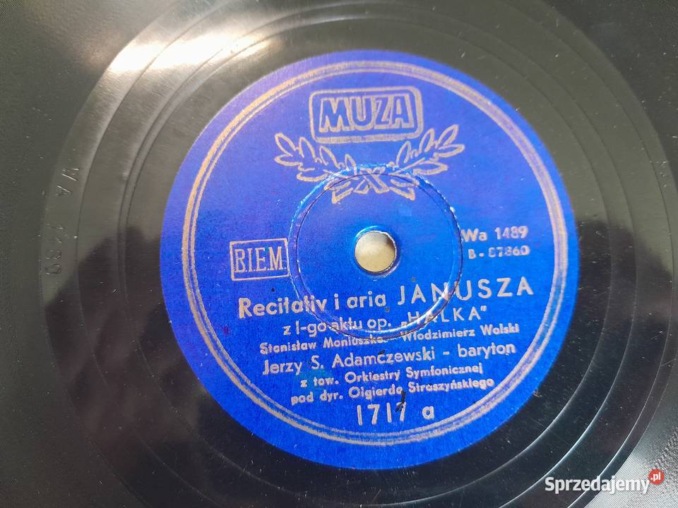 Stary album płyty szelakowe Muza stara płyta Dąbrowa Górnicza