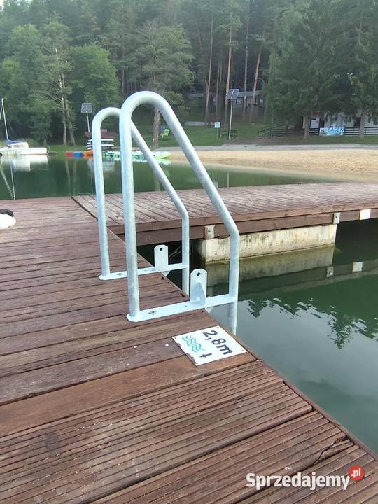 Drabinka kąpielowa składana na pomost warmińsko-mazurskie Dobre Miasto sprzedam