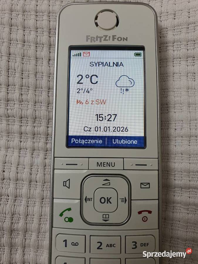 AVM FRITZFon C6 TELEFON STACJONARNY DECT VoIP Telefony bezprzewodowe Poznań