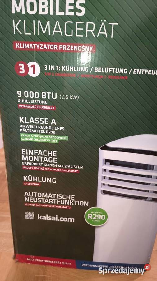 Klimatyzator mobilny przenośny 3w1 Klimatyzatory Tarnów