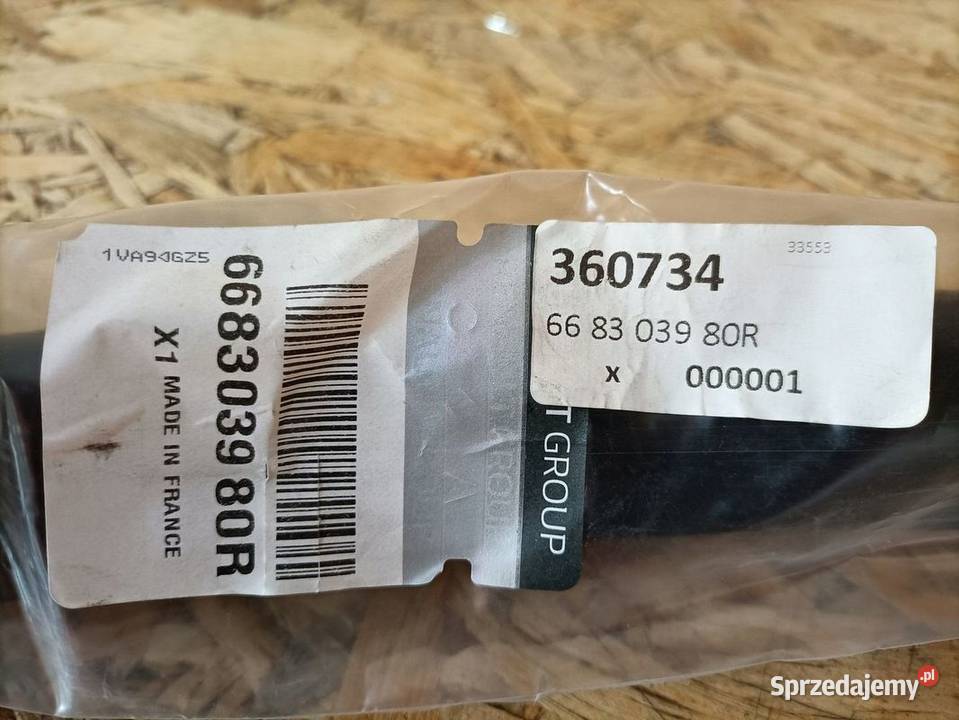 RENAULT TWINGO III USZCZELKA GUMA MASKI Pleszew
