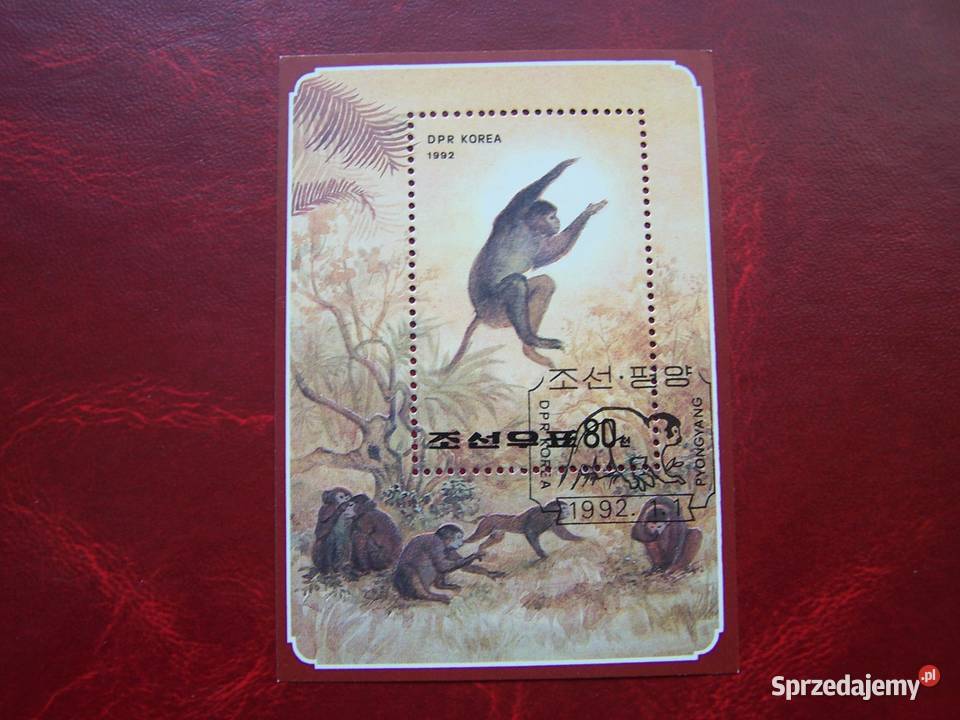 Korea 1992 CTO Zwierzęta Małpy śląskie Tychy