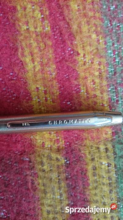 Stary dwukolorowy amerykański długopis unikat Szczebrzeszyn