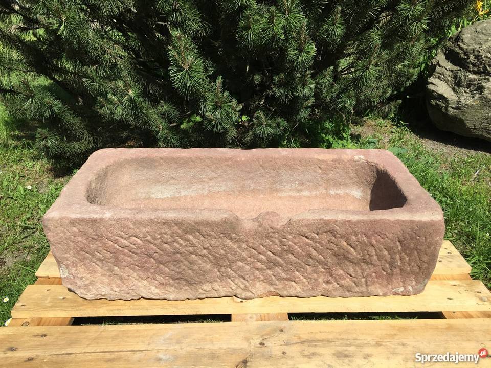 PIĘKNE STARE KORYTO KAMIENNE Z PIASKOWCA POIDŁO Bielawa sprzedam