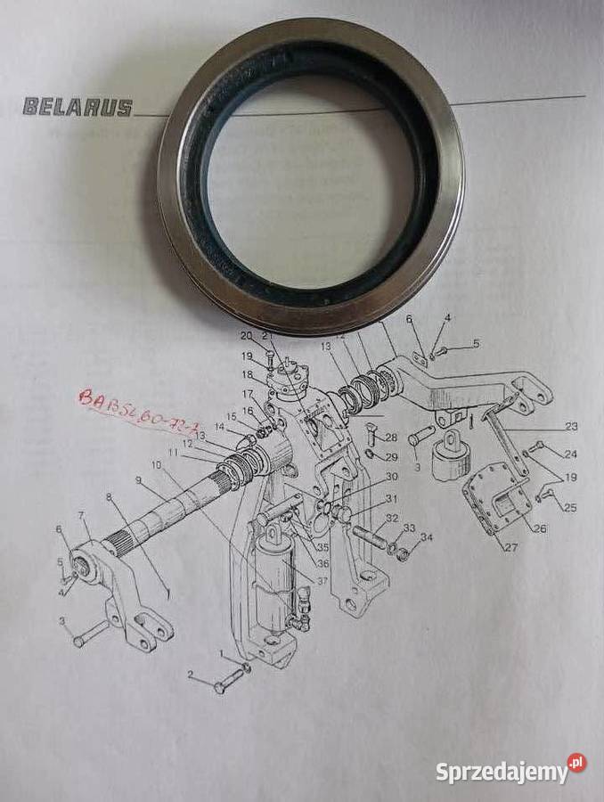 Uszczelniacz wału monoblok MTZ Pronar 8204635091 Parczew