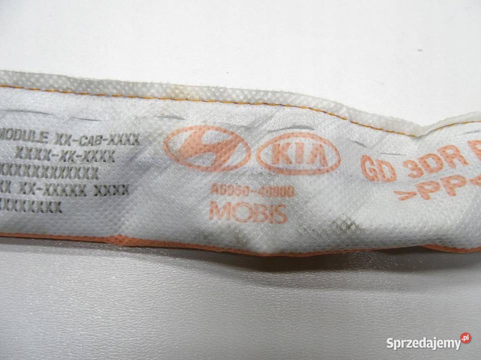 KURTYNA POWIETRZNA AIRBAG PRAWA PRAWY PRZÓD Poduszki powietrzne